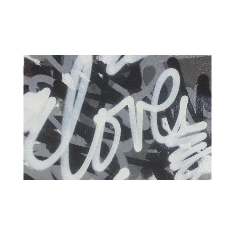 Black & White Love by Kent Youngstrom - Wrapped Canvas Print, 45.72cm H x 66.04cm W x 1.90cm D