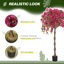2 Packs artificial plants murraya with flowers