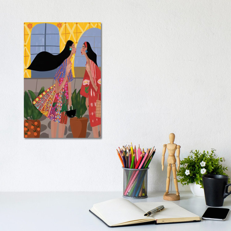 A Street In Seville by Dina Razin - Wrapped Canvas Gallery-Wrapped Canvas Giclée, 30.48cm H x 30.48cm W