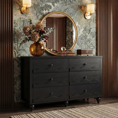 Abson 43.3" Dresser with Wood Drawers