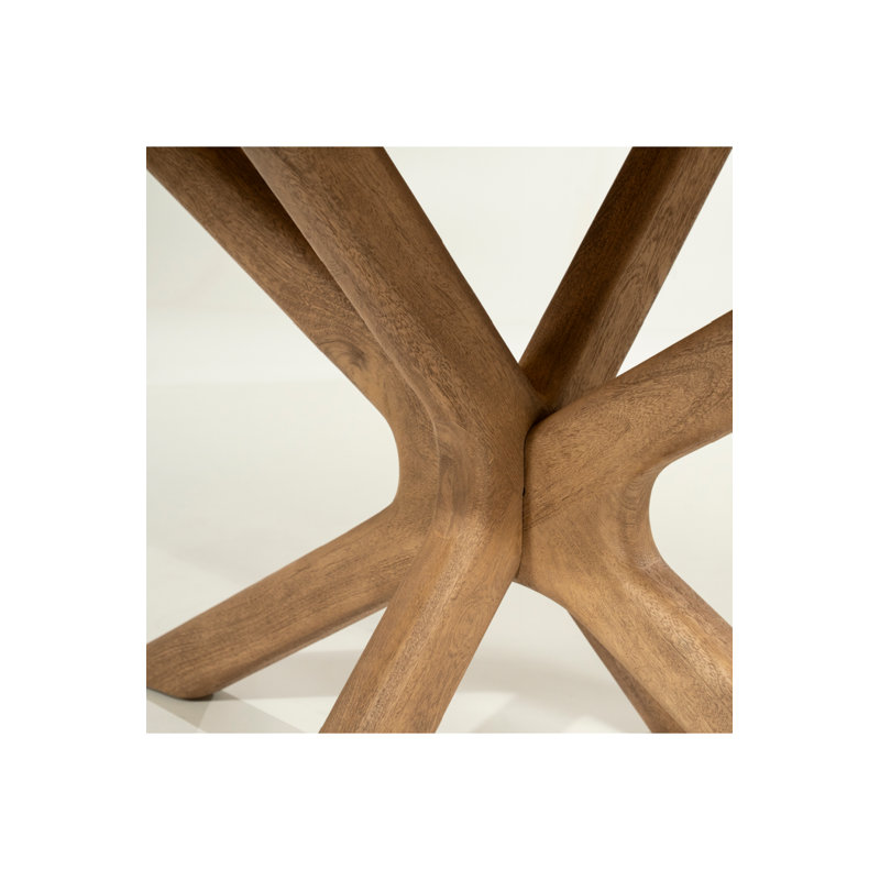 Tycho Oval Solid Wood Dining Table, Natural