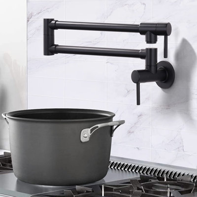 Wall Mount Folding Kitchen Pot Filler Faucet