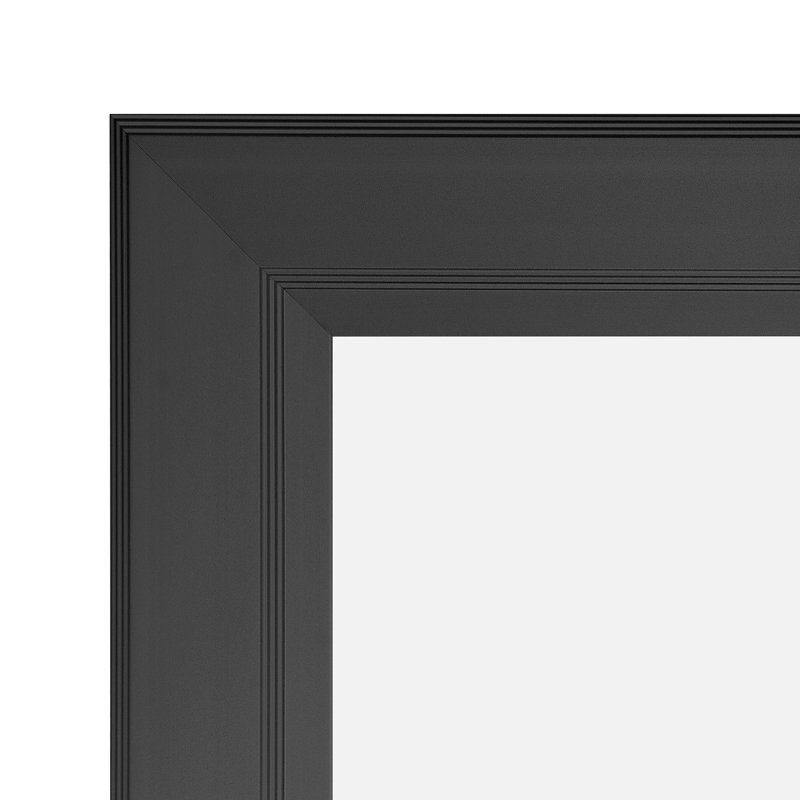 Cadre photo simple en métal, Noir, 30 po x 40 po