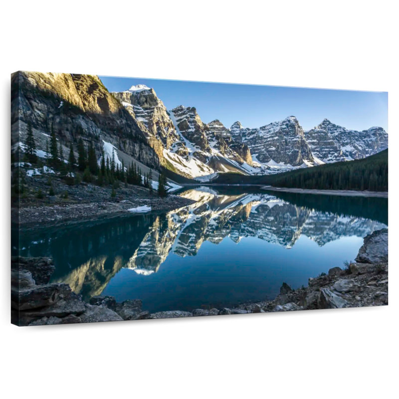 Alvord Ten Peaks Winter Reflection, 32" H x 48" W
