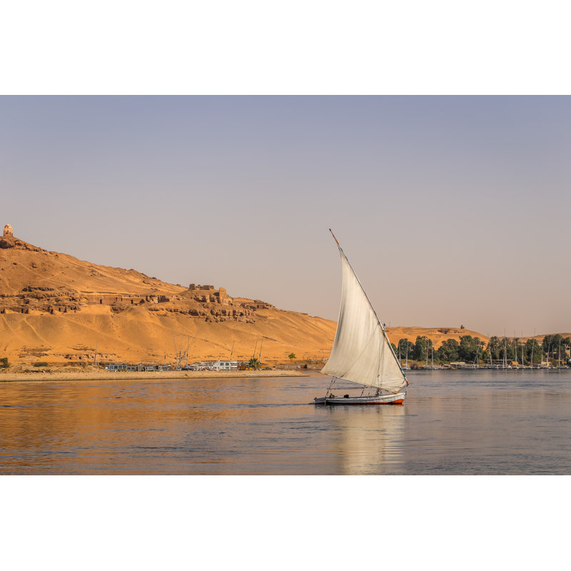 Nile River, Egypt by Nodostudio - Wrapped Canvas Print, 61cm H x 91cm W
