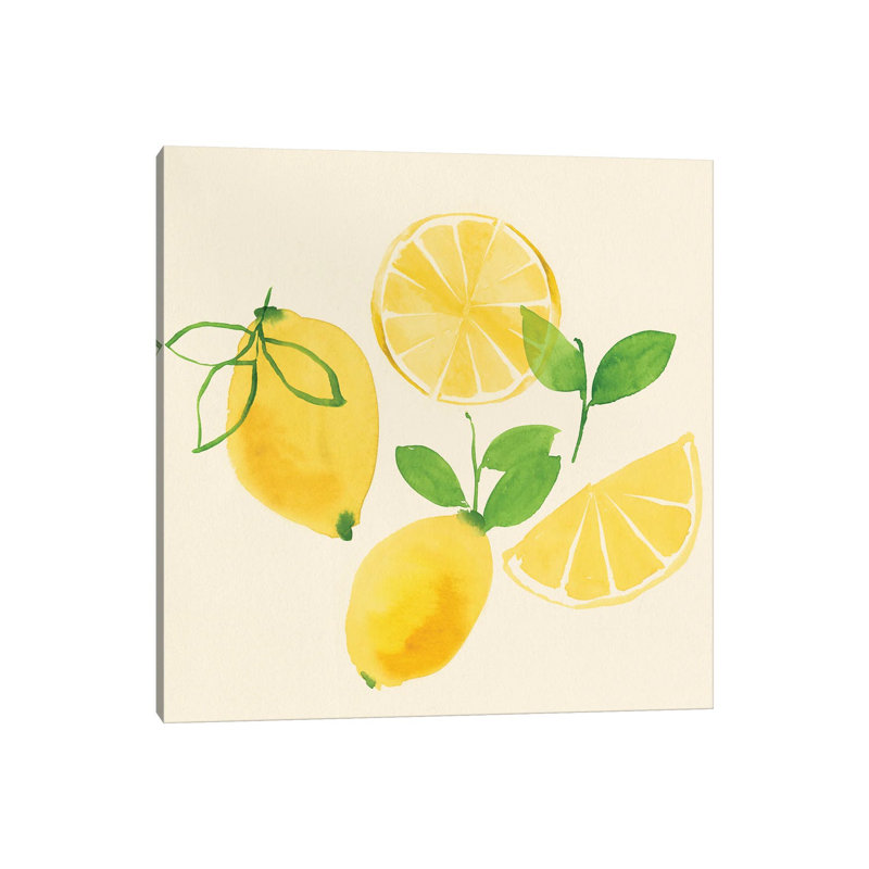 Juicy Fruits I 1 Piece Painting on Canvas, 66.04 cm H x 66.04 cm W x 1.91 cm D, Wrapped Canvas