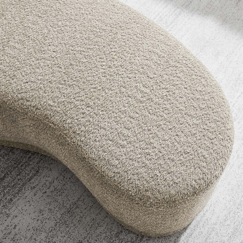 Banc rembourré 48 po Modway Nimbus, Tissu avoine