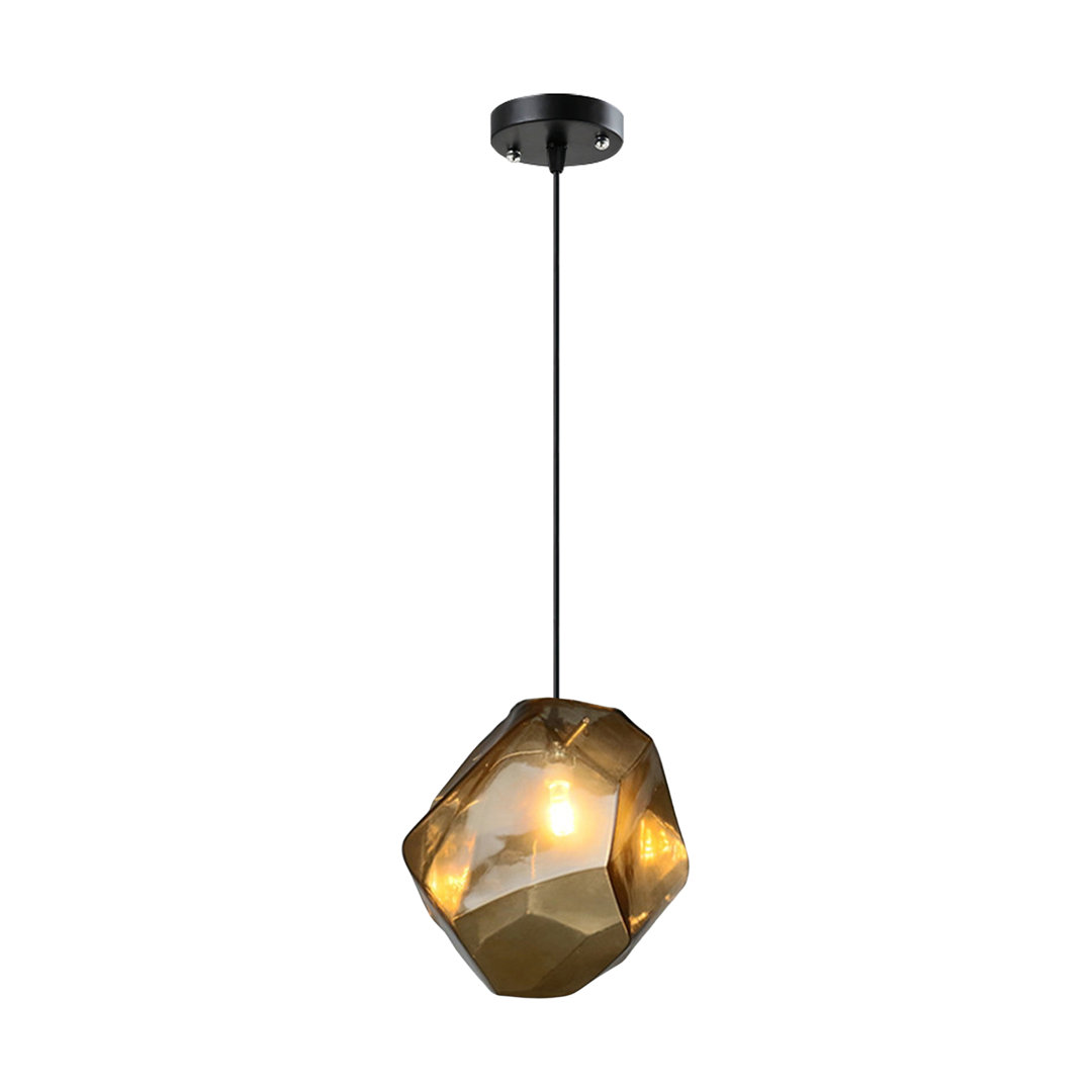 Datonye 1 - Light Matte Black Geometric Pendant