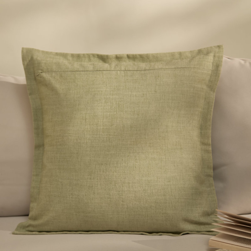 Indoor / Outdoor Square Throw Pillow Cover, Green