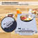 11" Portable One-Burner Induction Cooktop LIGHT AlumInum Handle 110V