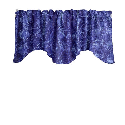 Floral Scalloped Window Valance