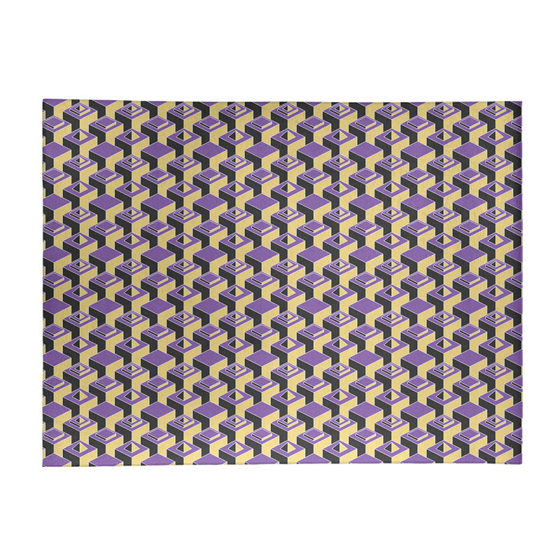 Chenille Geometric Indoor Rug, Rectangle 3' x 5'