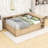 Wood Daybed with Pull-Out Trundle and Desk and Storage-730644257-730644315
