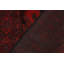 Tapis rouge / noir unique de 2 pi 10 po x 9 pi 10 po Cremeans