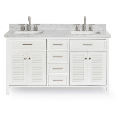 Ensemble de meuble-lavabo double 61 po Hamil