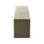 Banc en bois gris + taupe, 15 po de profondeur, 18 po de hauteur, polyvalent, durable, assemblage inclus, facile à assembler