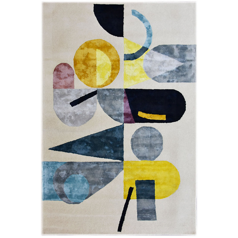 Geometric Hand Woven Area Rug, Rectangle 200 x 300cm