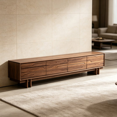 Luxury Minimalist Wood TV Stand