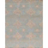 Ikat Area Rug in Gray/Light Blue/Beige