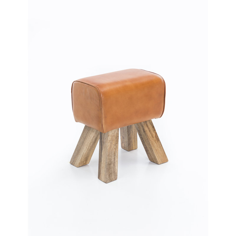 Osier Solid Wood Accent Stool