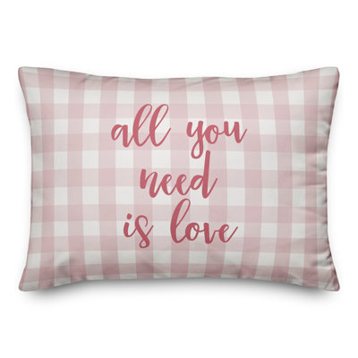 Plaid Throw Pillow