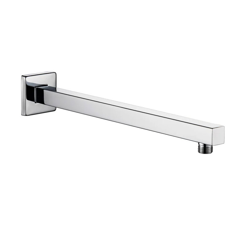 Bras de douche mural 16 "avec bride, Chrome
