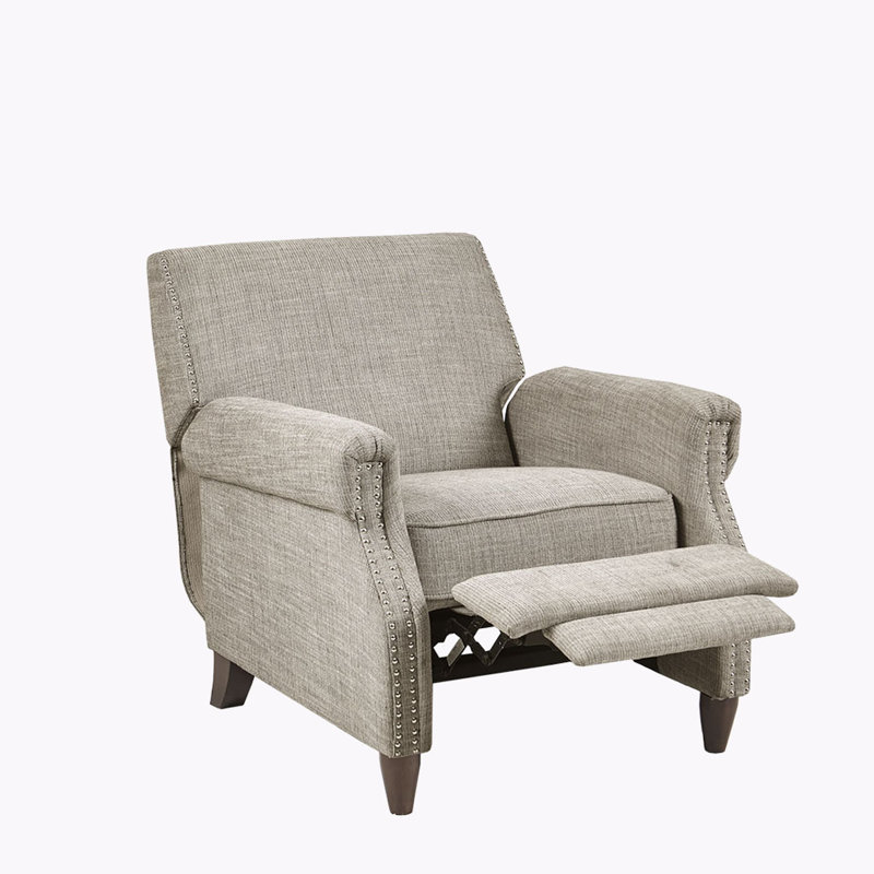 Fauteuil inclinable manuel, Oui, Brun, Polyester sable