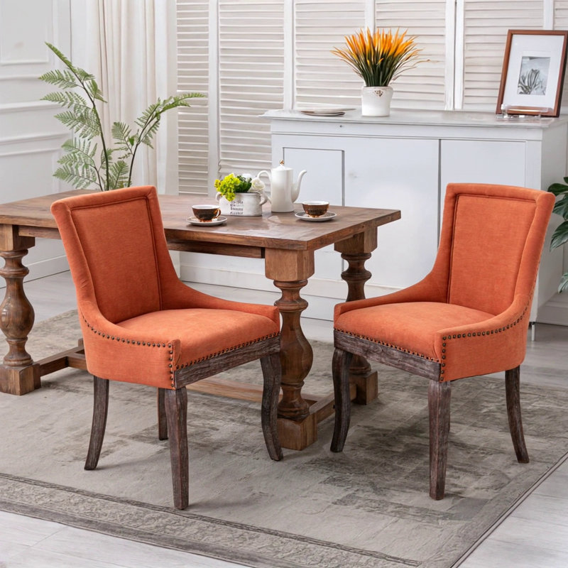 Chaise Ultra, Tissu orange
