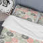 Motif de cercle vert et rose - Ensemble de housse de couette abstrait - Polyester en microfibre-296682290