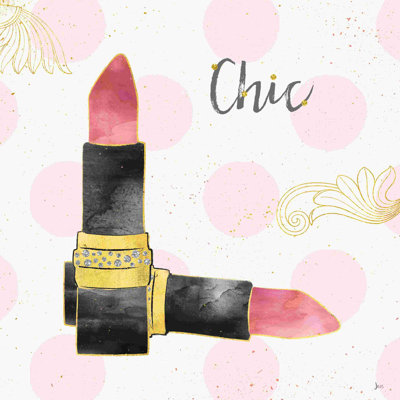 Impression sur toile tendue Fashion Blooms III - noir