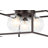 Jabriyah 14" 3-Light Modern Farmhouse Metal/Iron Open-Caged LED Flush Mount