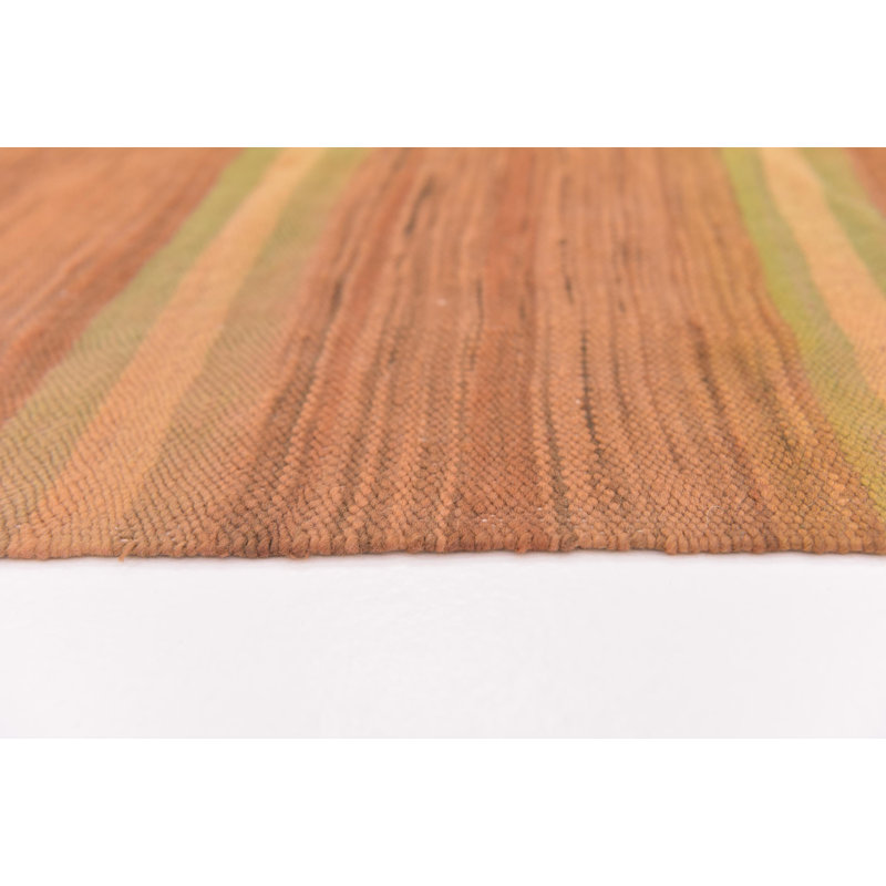 Tapis de la surface en laine de chemin rouge 5 pi 3 po x 11 pi 2 po one-of-kind main noué la Hornsey