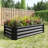 Metal Raised Planter 421Ft For Plants And Herbs, Black, & Long - Lasting Garden Bed, Rectangle Flowers, Plants, Vegetables Rust Proof, Easy To Assemble-688656096-688656097