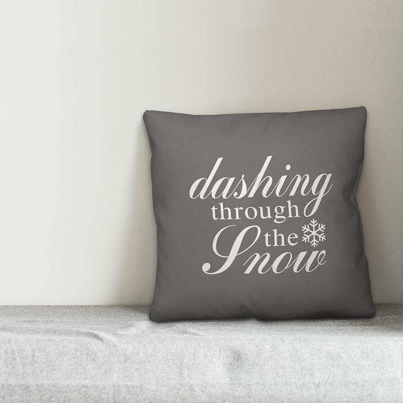 Pillow Cover, 16" x 16", Polyester/Polyfill