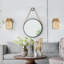 Miroir rond suspendu tendance