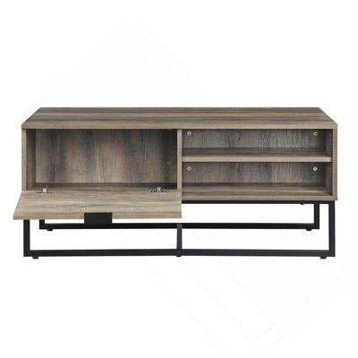 Coffee Table, Homare Rustic Oak & Black Finish