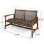 Causeuse d'extérieur large Bedingfield-848492921
