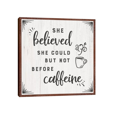 Caffiene - Print on Canvas