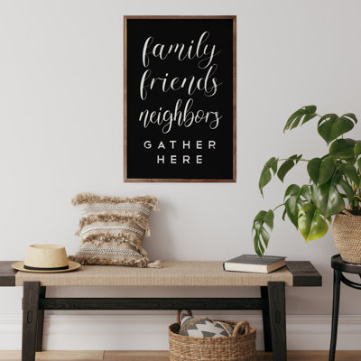 Friends Family Neighbors Black