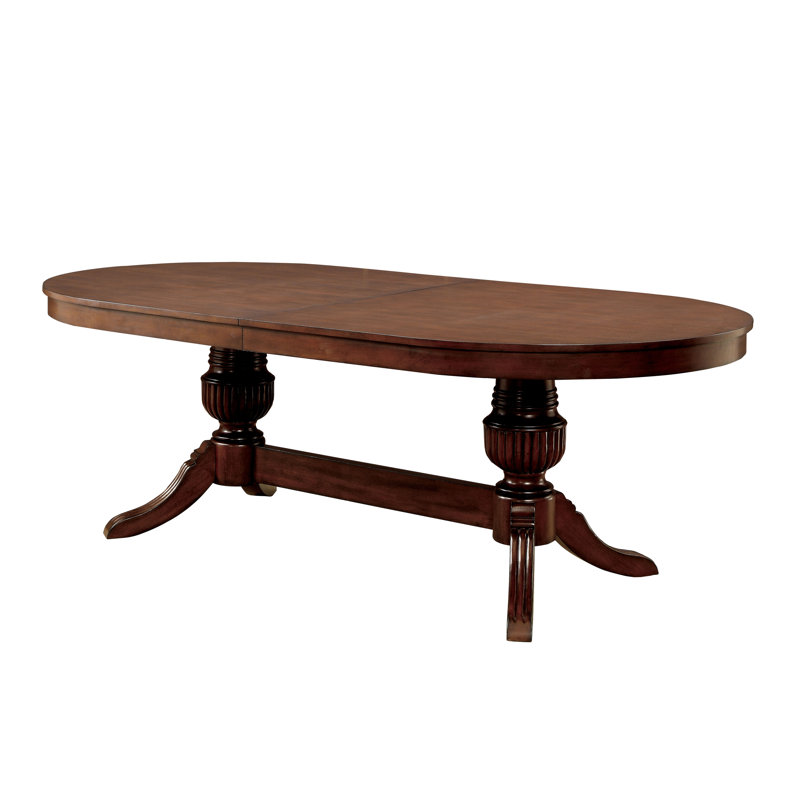 Gatson Darby Home Co 88'' 8 - Player Pine Foldable Poker Table, Brown Cherry