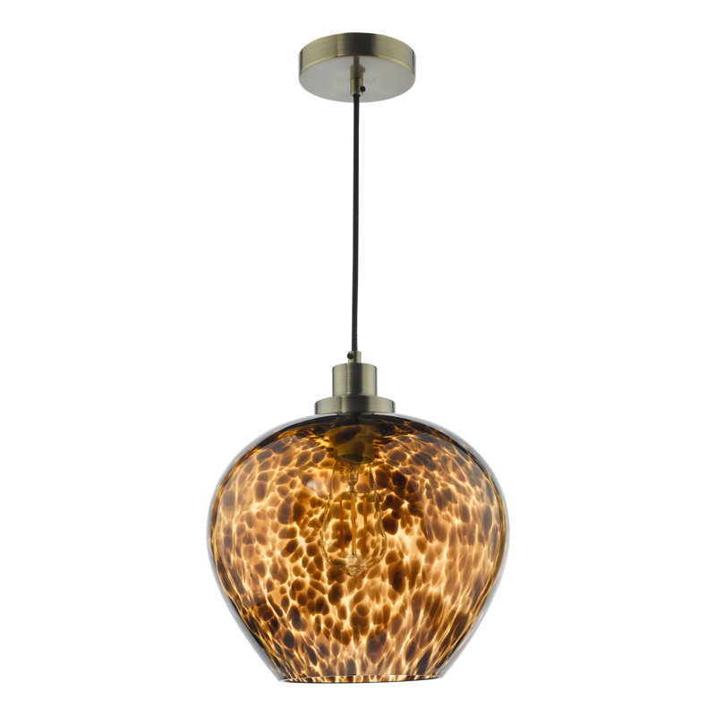 Chiadi 1 - Light Amber Glass Pendant