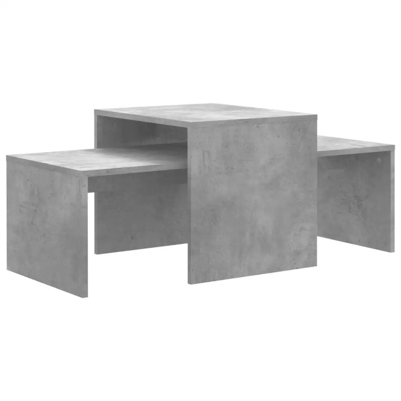 Bisma Sled Coffee Table, Concrete Grey