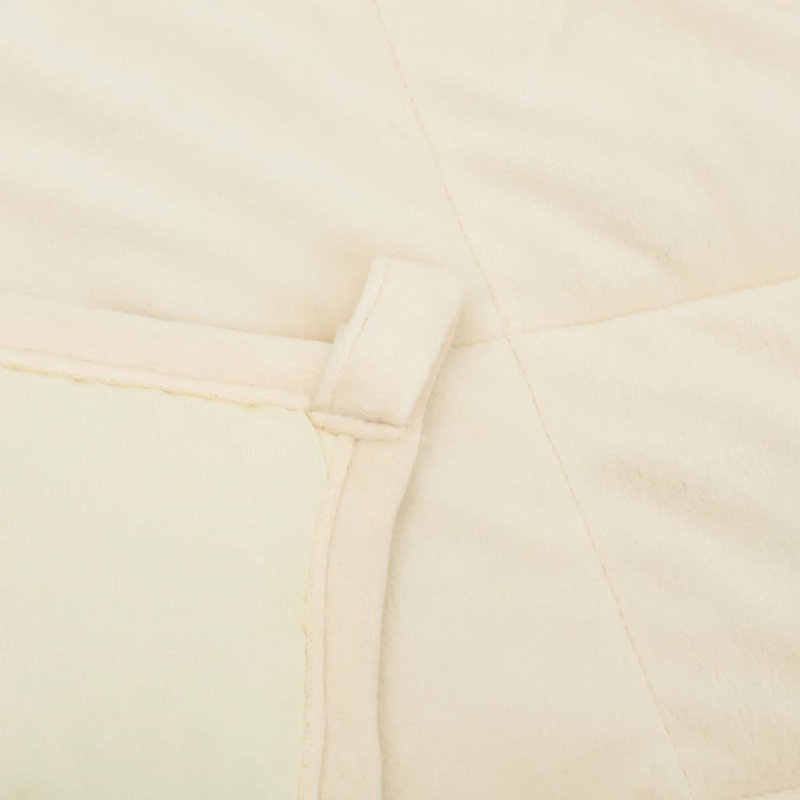 Corvi Blanket, 150cm W x 200cm L, Light Cream