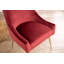 Fauteuil rembourré en velours Cullars-1961676197