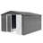 Metal Outdoor Storage Sheds 10Ftx12ft , Grey-125097113-125097116