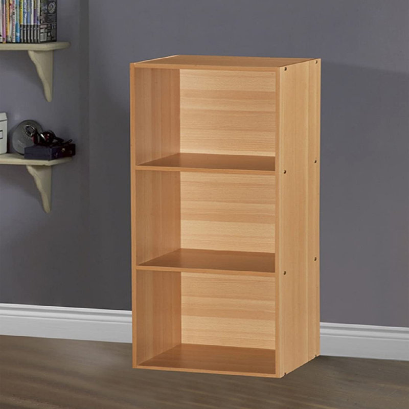 Bessan Bookcase, (3 Shelves) 36" H x 16" W x 12" D, Beech