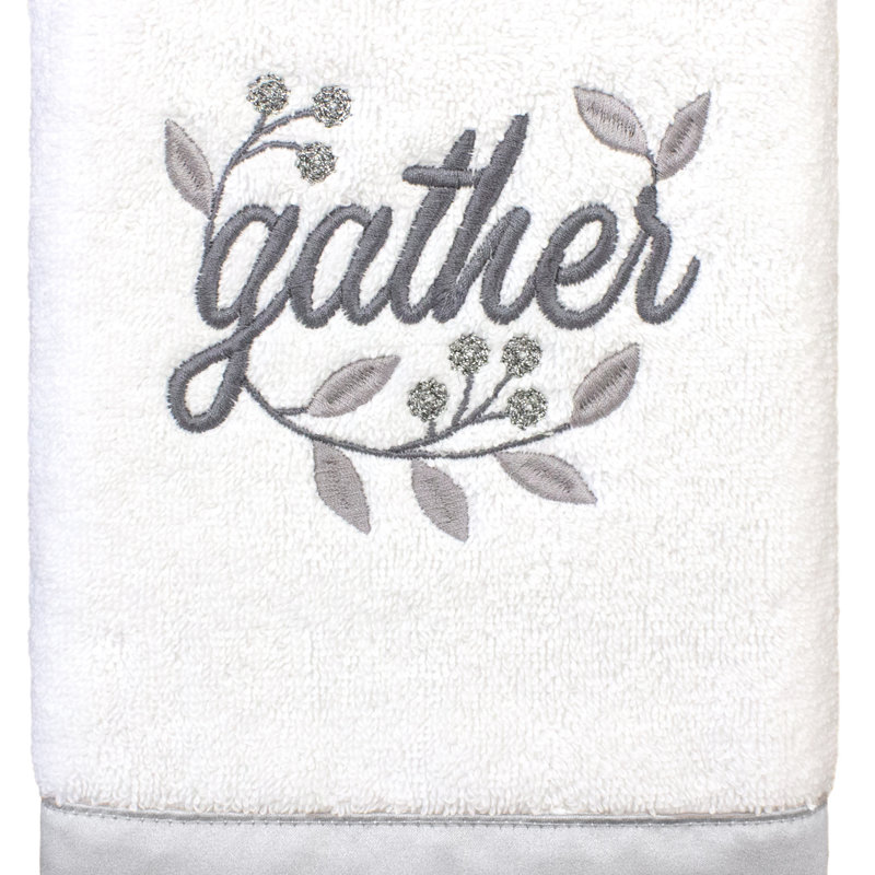 Midweight Hand Towel, White