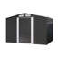 Charcoal Black Garden Tool Storage Shed