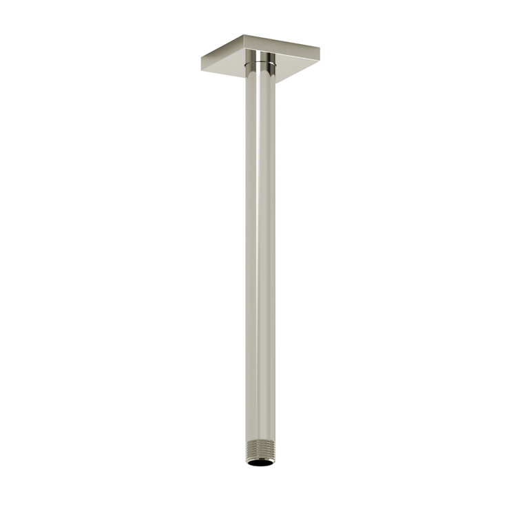 12" Ceiling Mount Shower Arm With Square Escutcheon