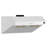 Bari Espresso 30" Under Cabinet 400CFM Range Hood, with additional Brass Filter Handles-93399339